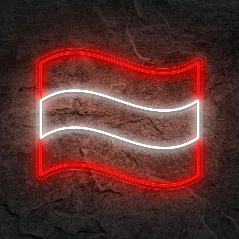Néon Drapeau de l'Autriche - Néon personnalisé NeonStar