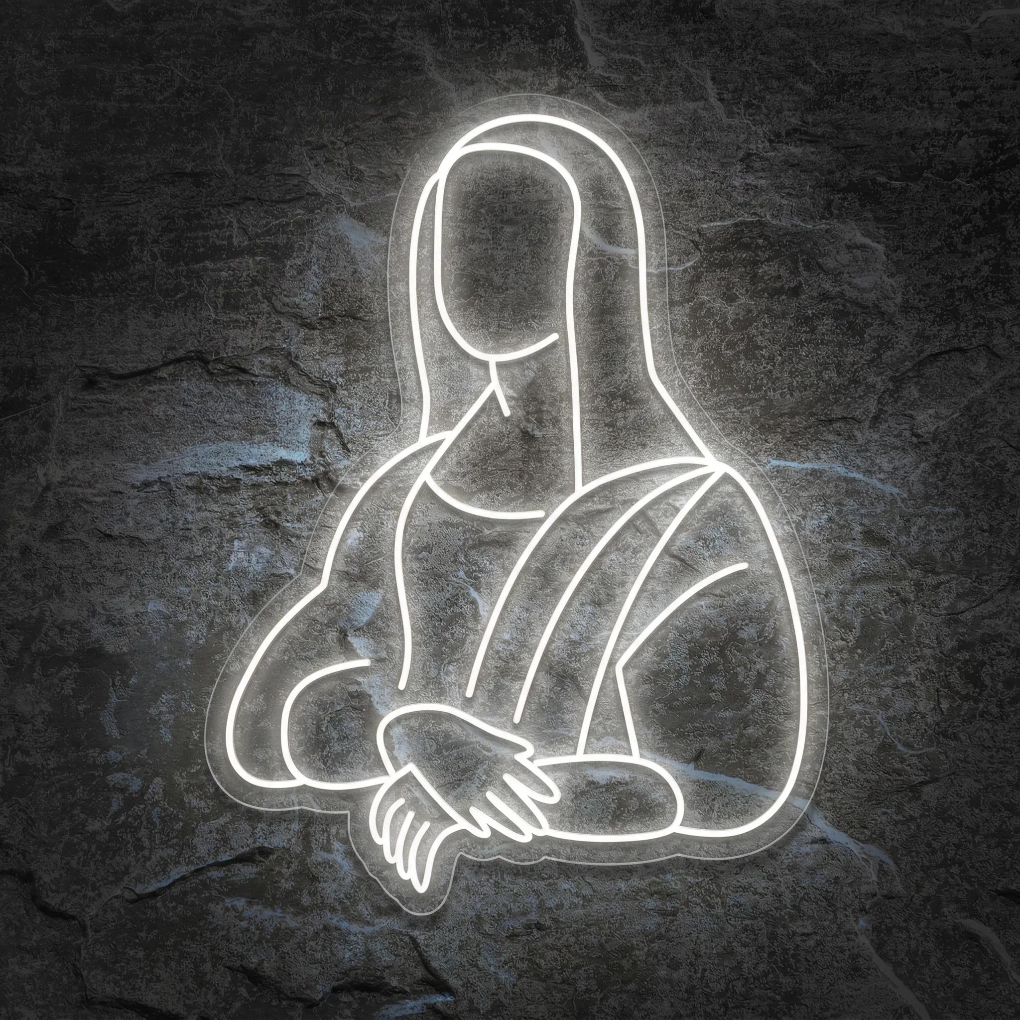 Néon Joconde Mona Lisa - Néon personnalisé NeonStar