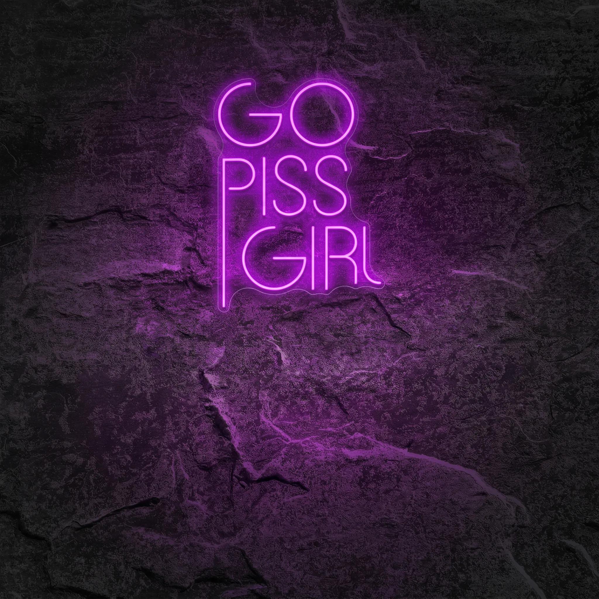 Néon Go Piss Girl - Néon personnalisé NeonStar