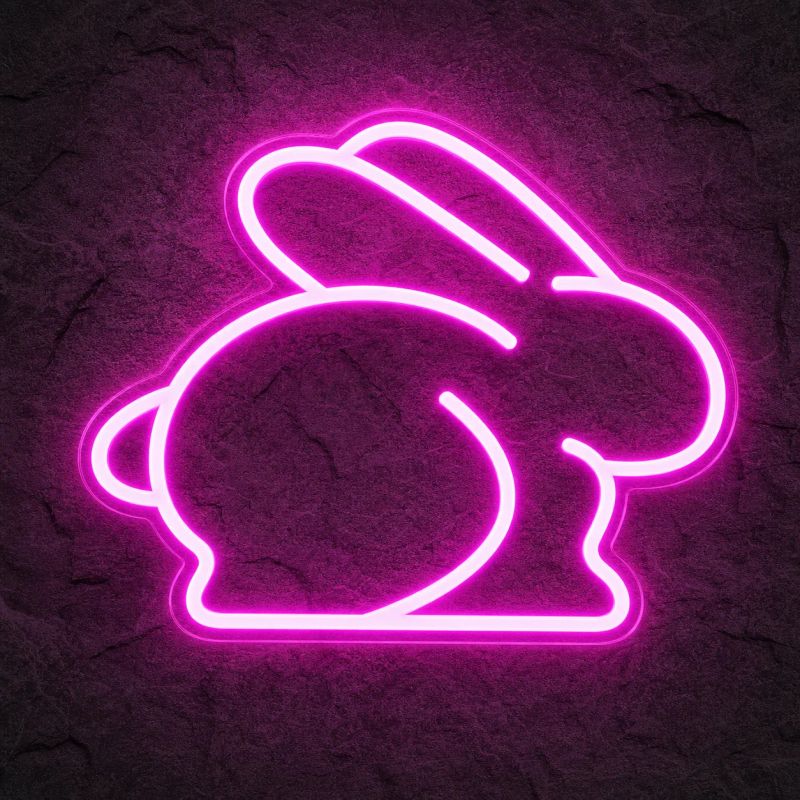 Néon Lapin Rose - Néon personnalisé NeonStar