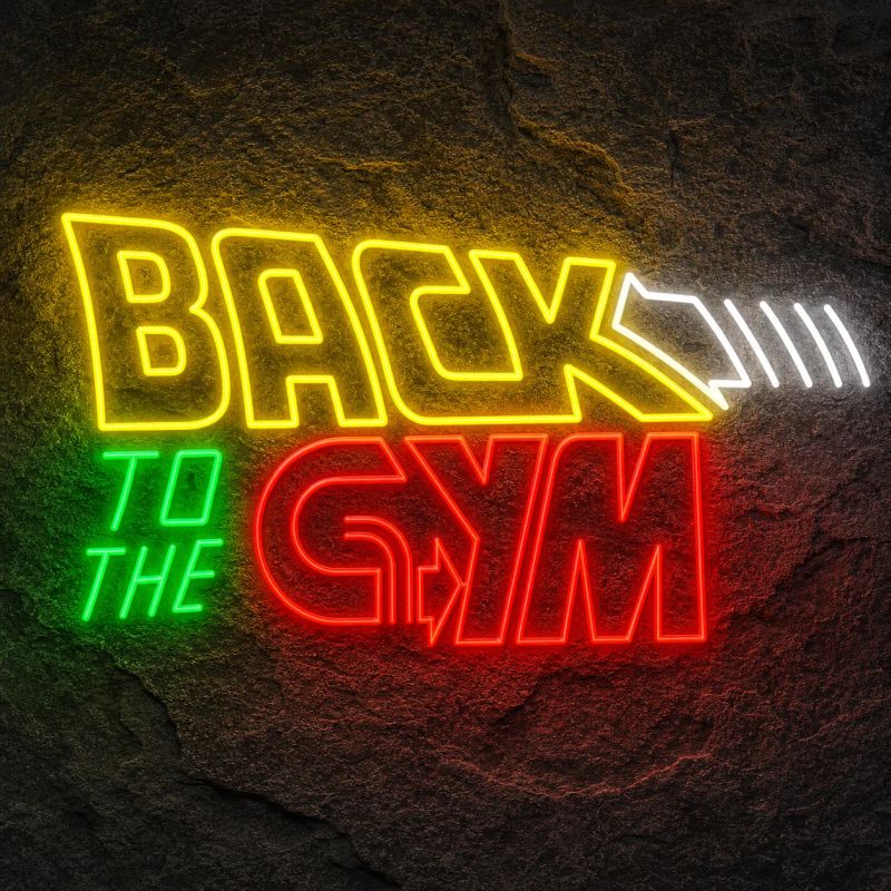 Néon Back To The Gym - Néon personnalisé NeonStar