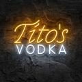 Miniature Néon Bar À Bière Tito's Vodka Vintage - Néon personnalisé