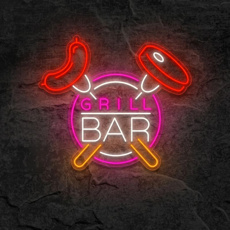 Néon Grill Bar - Néon personnalisé NeonStar