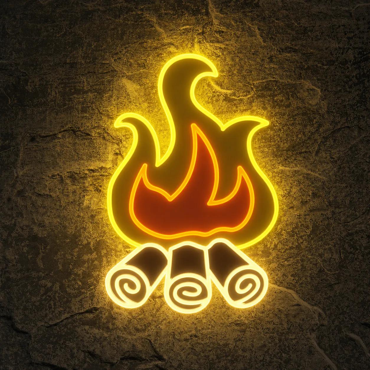 Néon Feu de camp - Néon personnalisé NeonStar