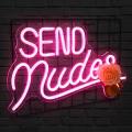 Miniature Néon Send Nudes - Néon personnalisé