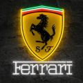Miniature Néon Ferrari - Néon personnalisé