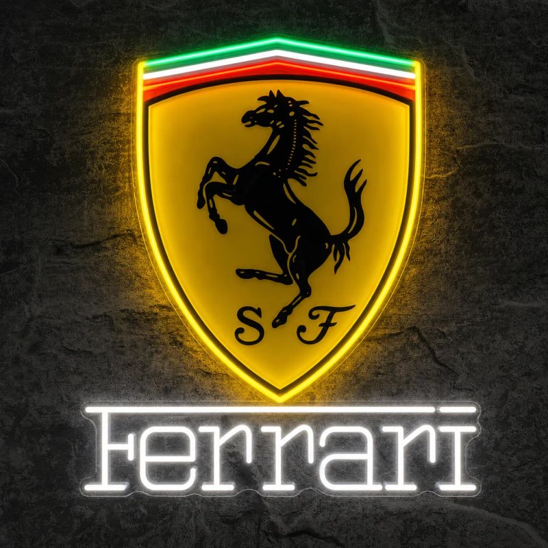Néon Ferrari - Néon personnalisé NeonStar
