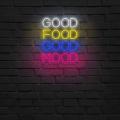 Miniature Néon Good Food Good Mood - Néon personnalisé