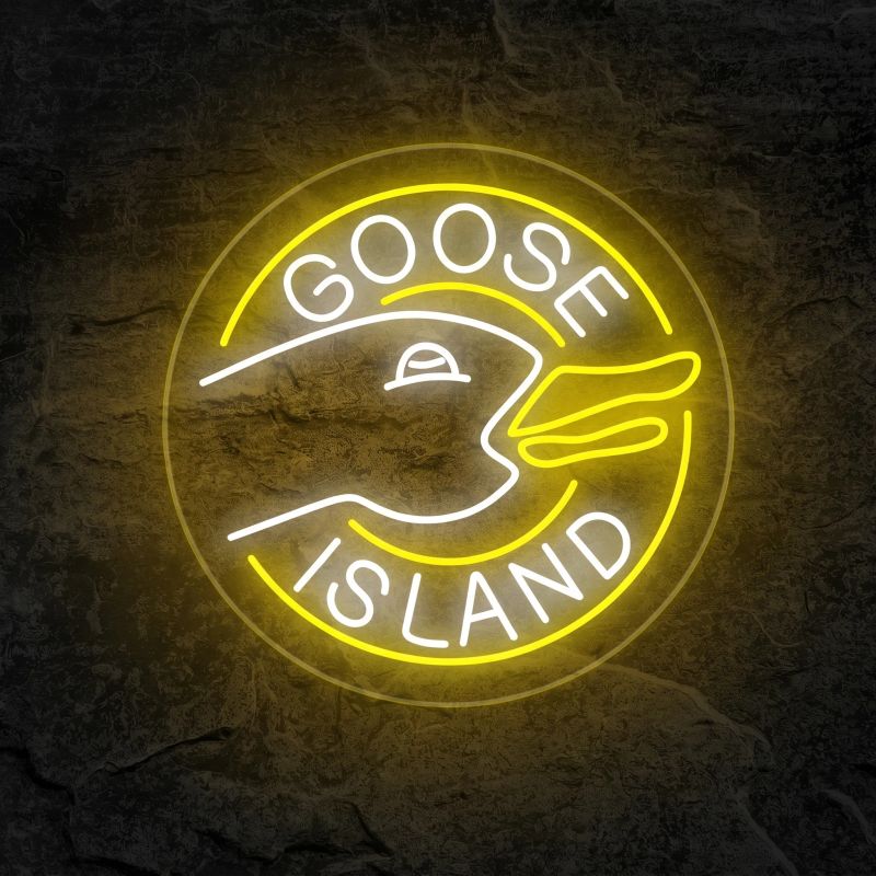Néon Bar À Bière Goose Island - Néon personnalisé NeonStar