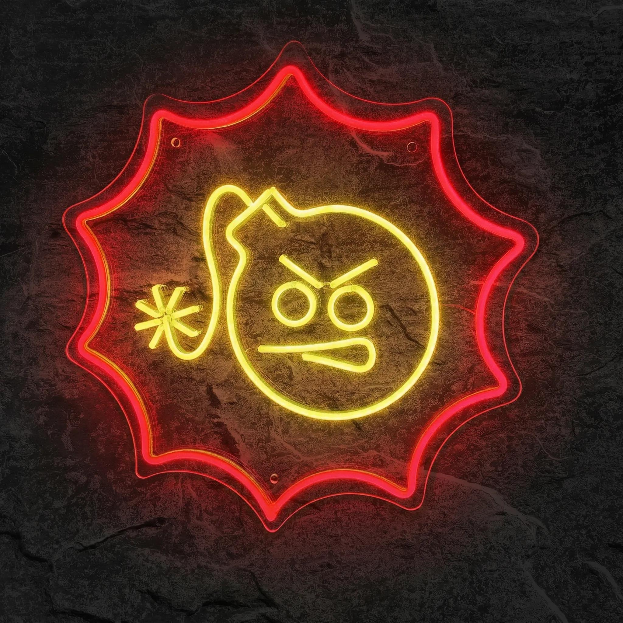 Néon Serious Sam Gamer - Néon personnalisé NeonStar