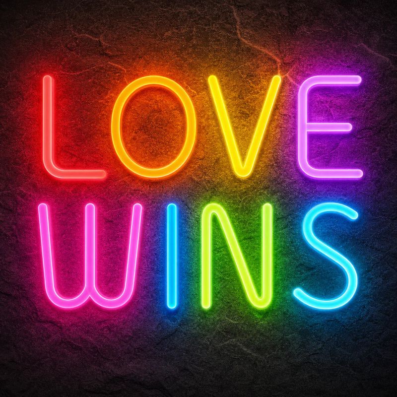 Néon Love Wins - Néon personnalisé NeonStar