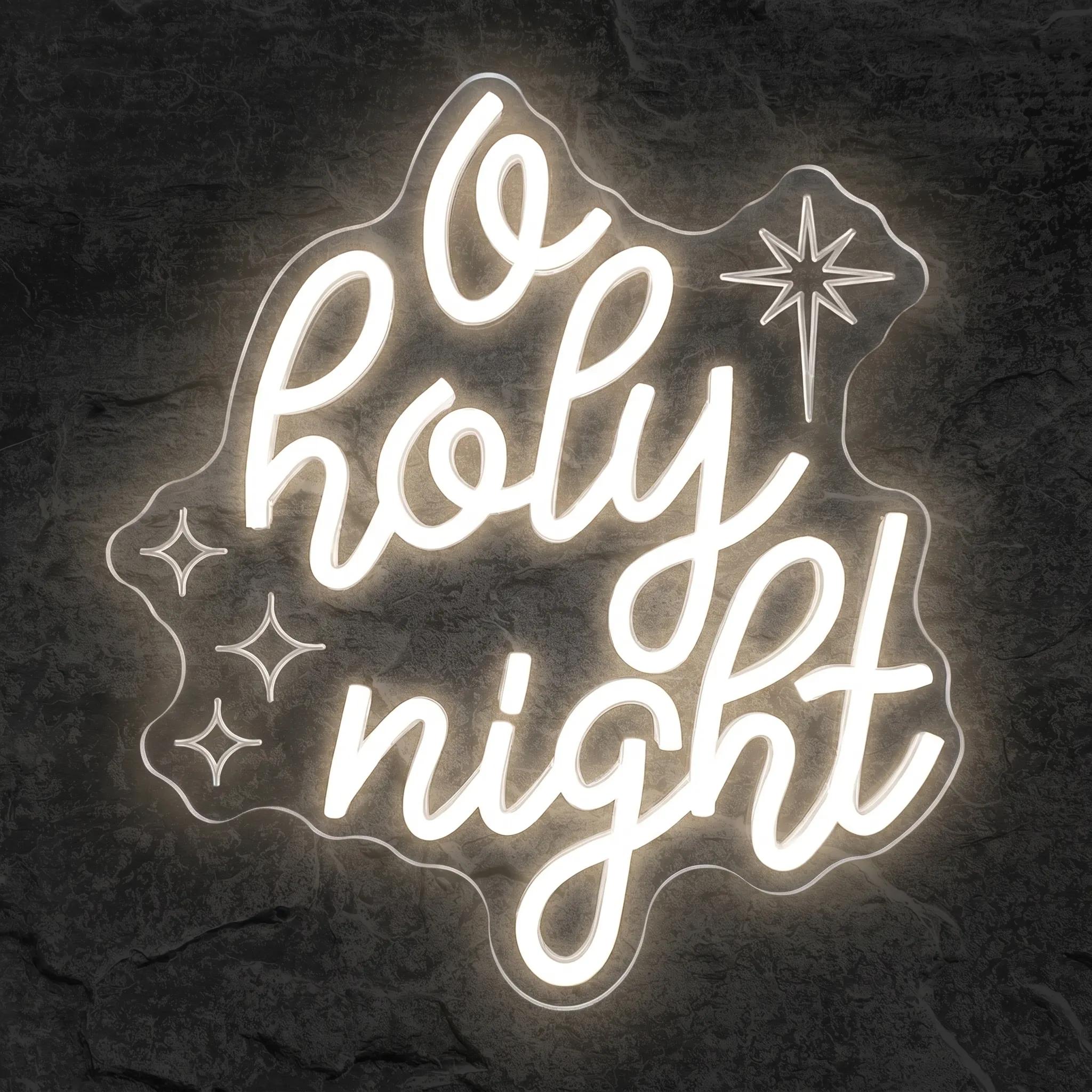 Néon O Holy Night - Néon personnalisé NeonStar