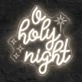 Miniature Néon O Holy Night - Néon personnalisé