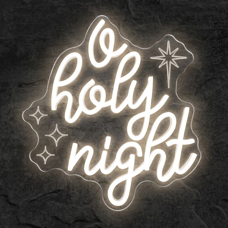 Néon O Holy Night - Néon personnalisé NeonStar