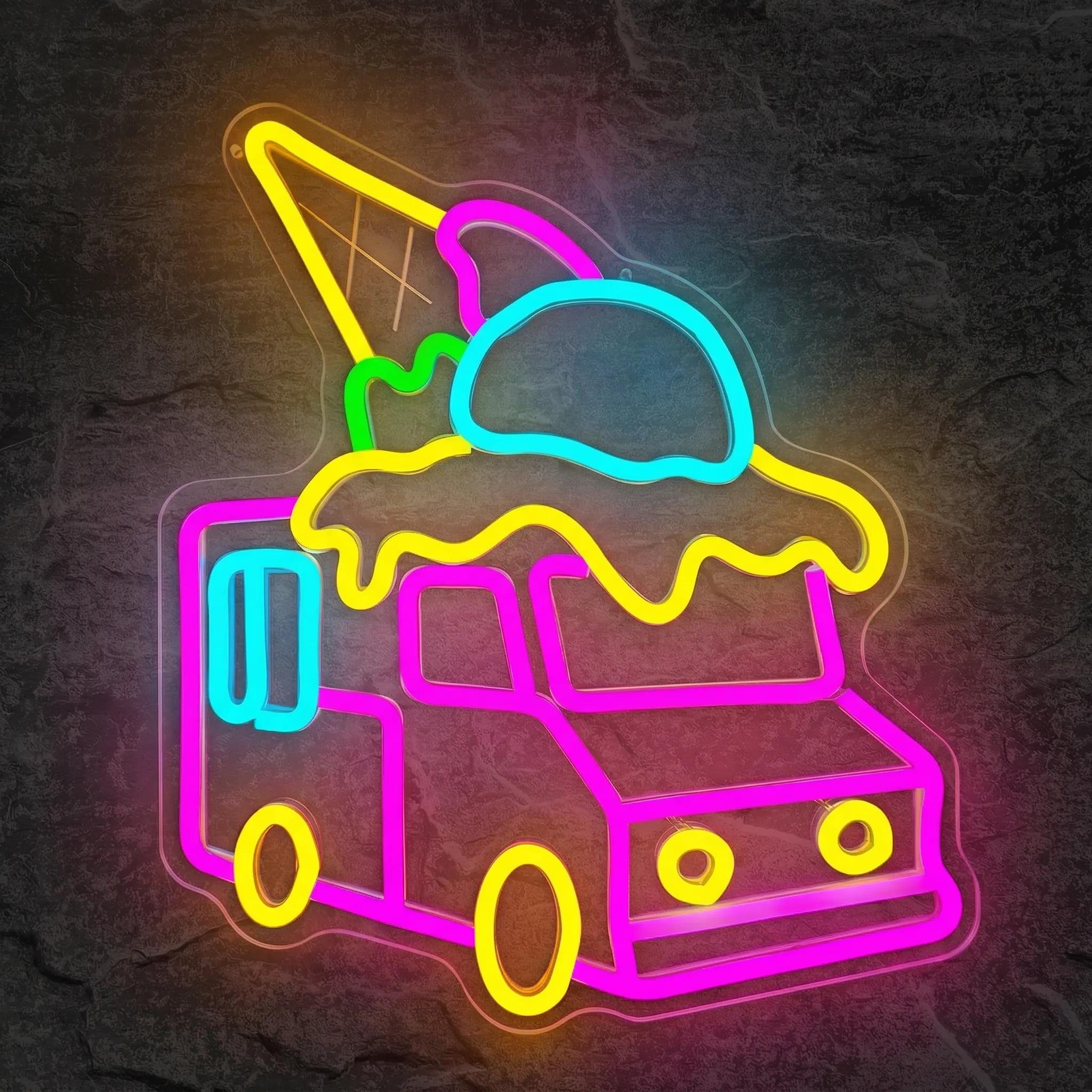 Néon Camion Glace - Néon personnalisé NeonStar
