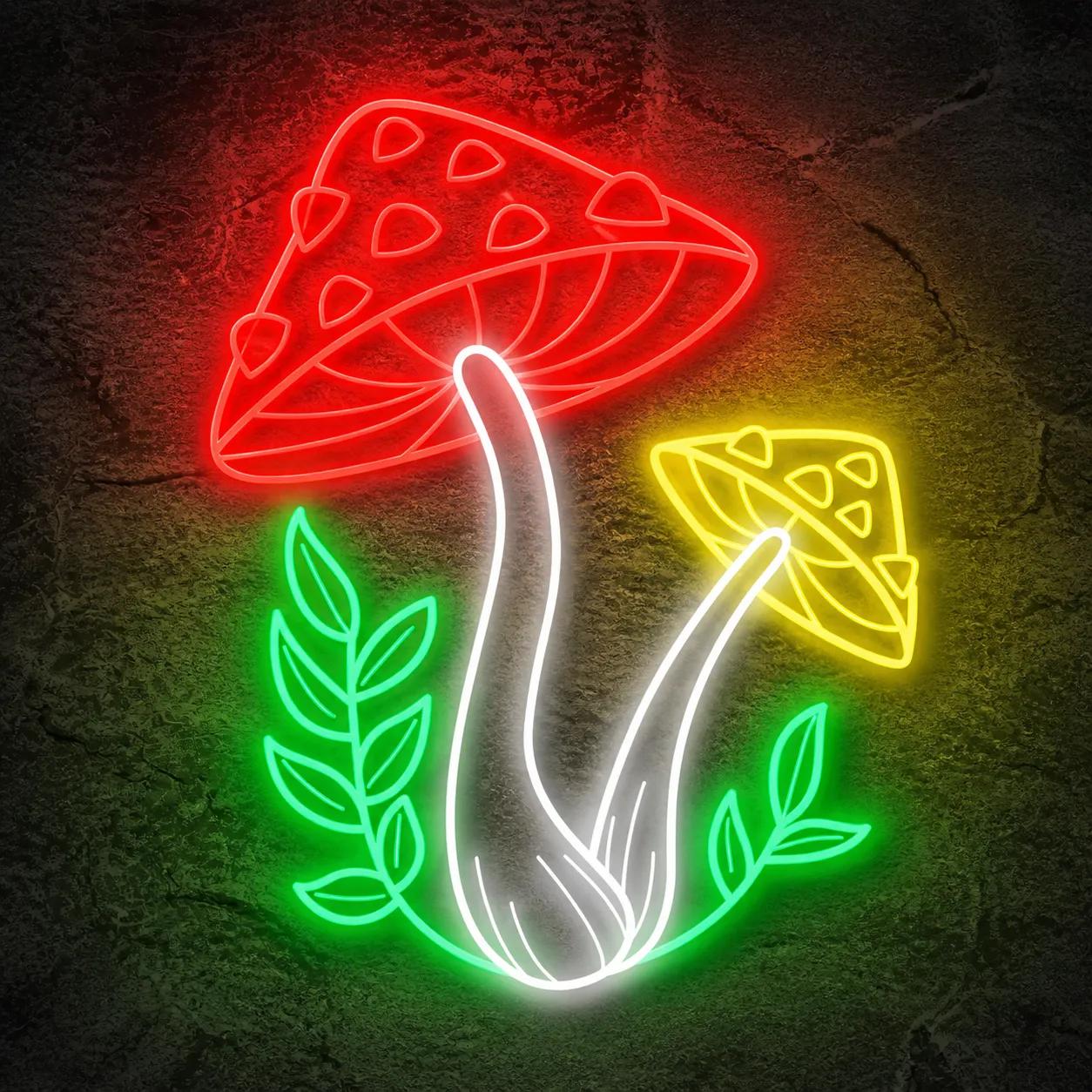 Néon Champignon Hallucinogène - Néon personnalisé NeonStar