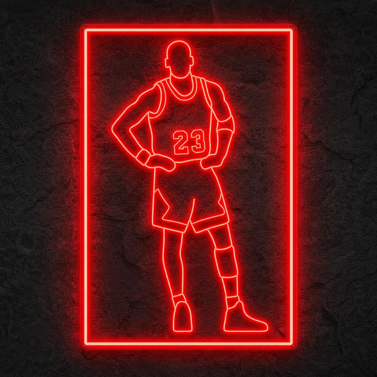 Néon Joueur de Basket 23 - Néon personnalisé NeonStar