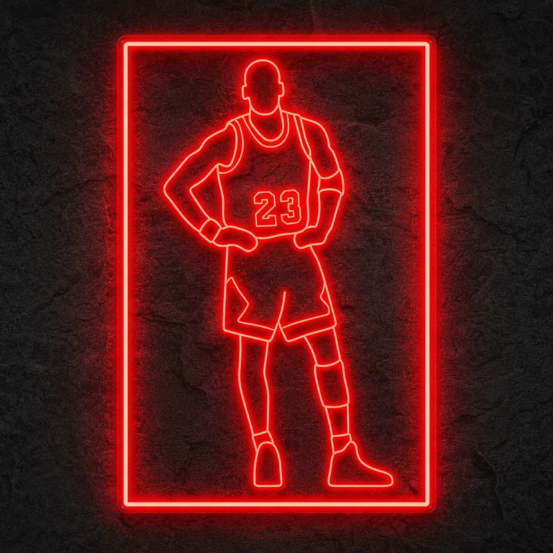 Néon Joueur de Basket 23 - Néon personnalisé NeonStar