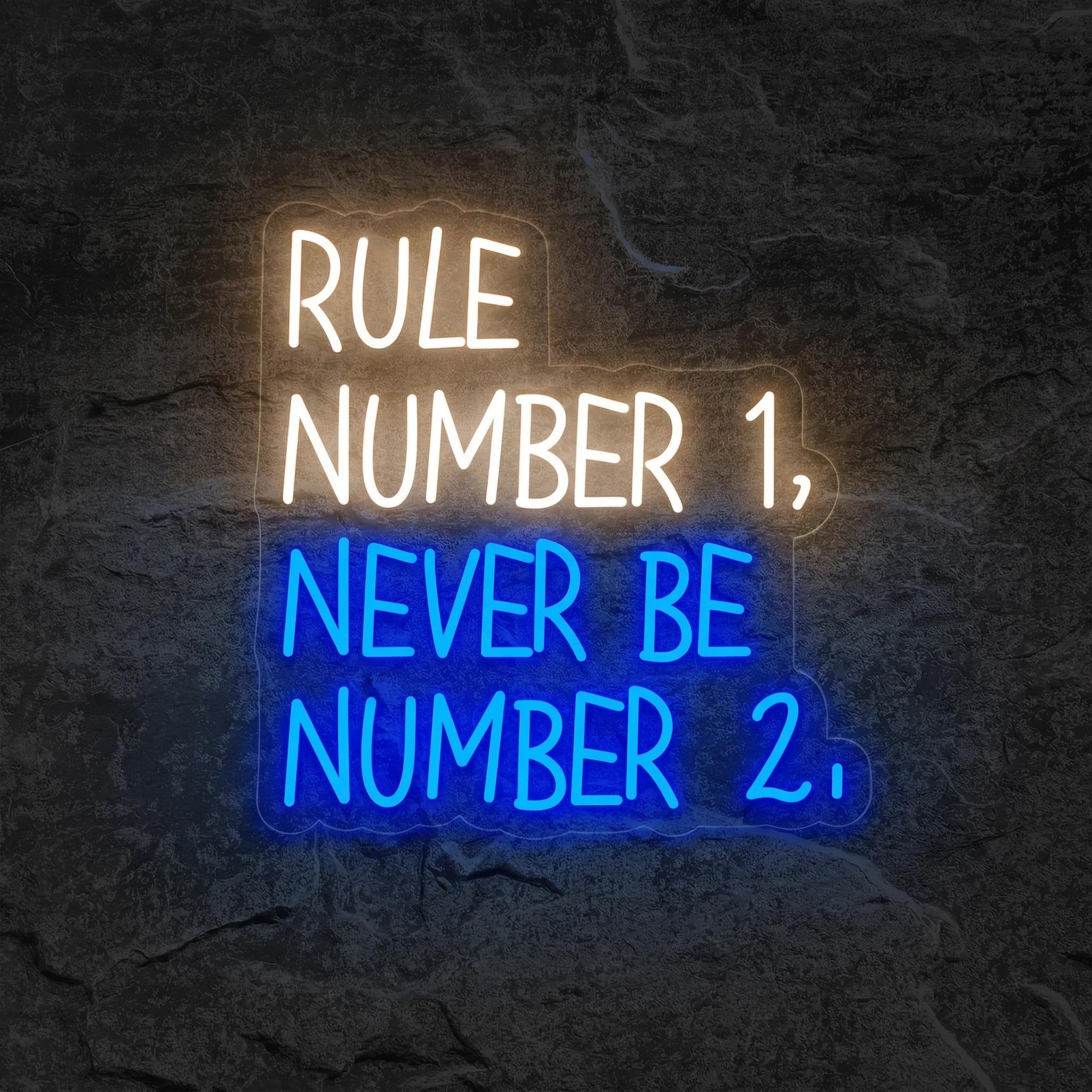 Néon Rule Number - Néon personnalisé NeonStar