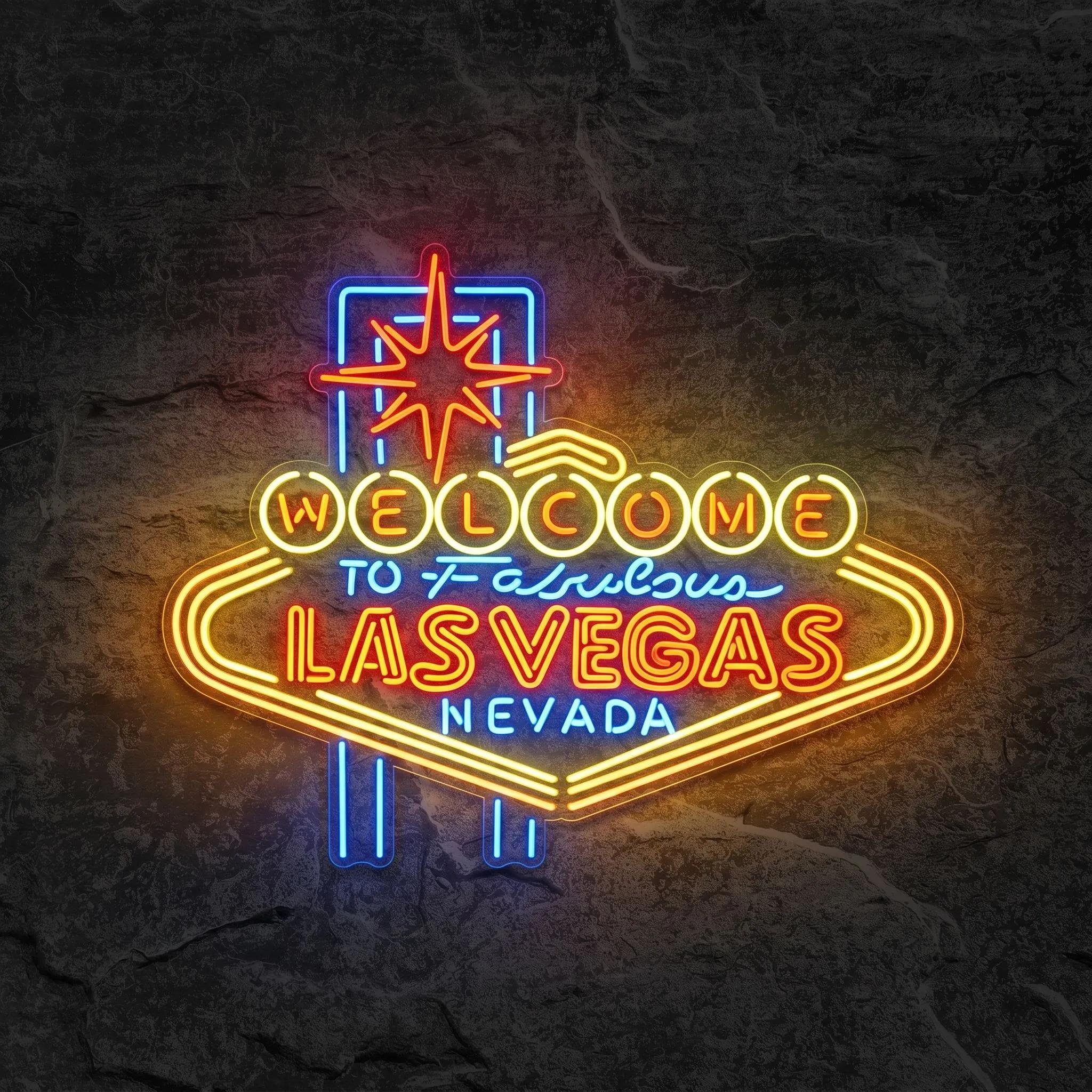 Néon Welcome to Fabulous Las Vegas - Néon personnalisé NeonStar