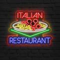 Miniature Néon Italian Restaurant - Néon personnalisé