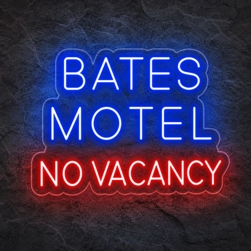 Néon Bates Motel No Vacancy - Néon personnalisé NeonStar