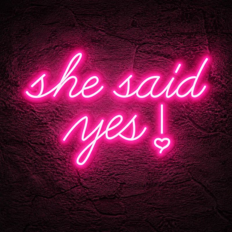 Néon She Said Yes - Néon personnalisé NeonStar