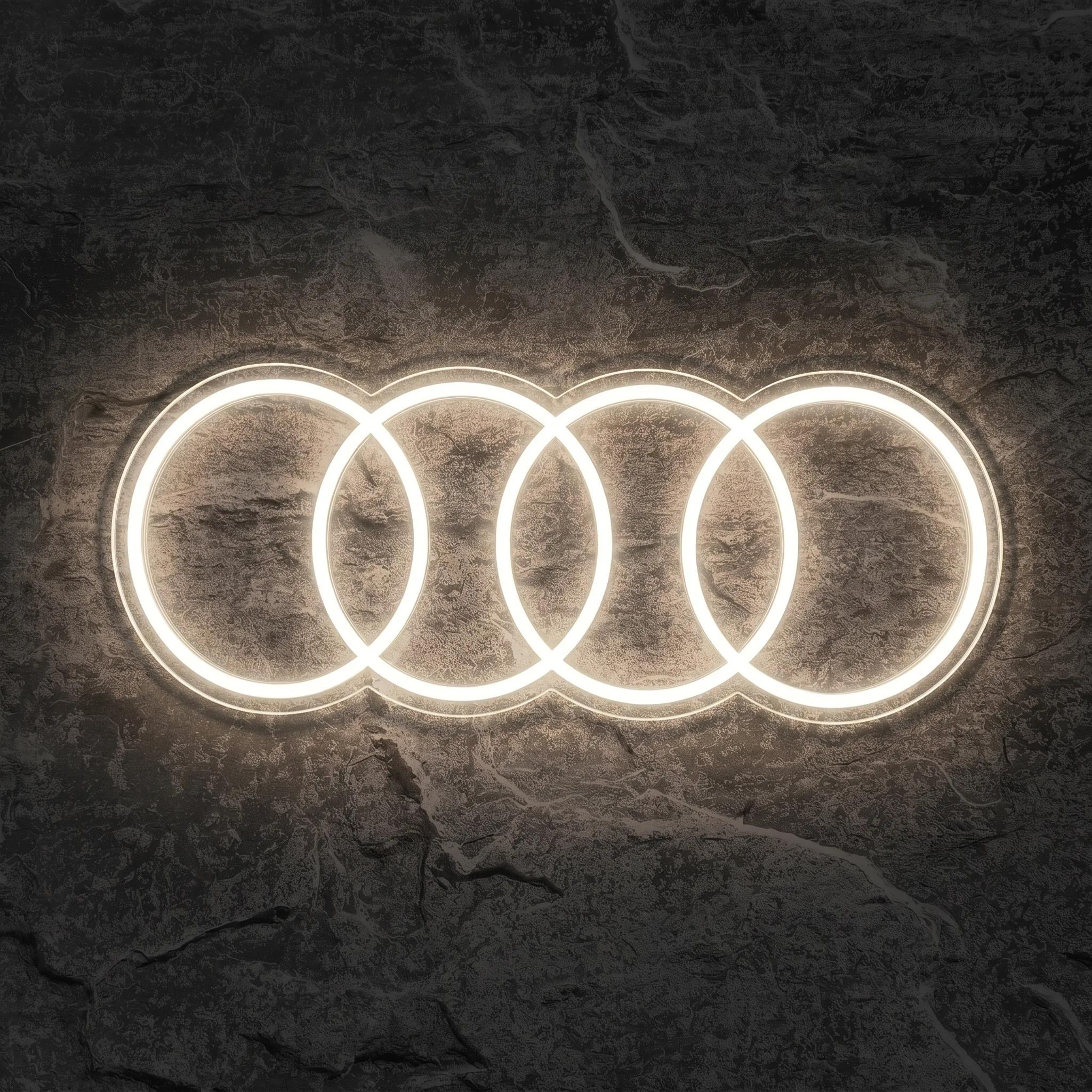 Néon Logo Audi - Néon personnalisé NeonStar