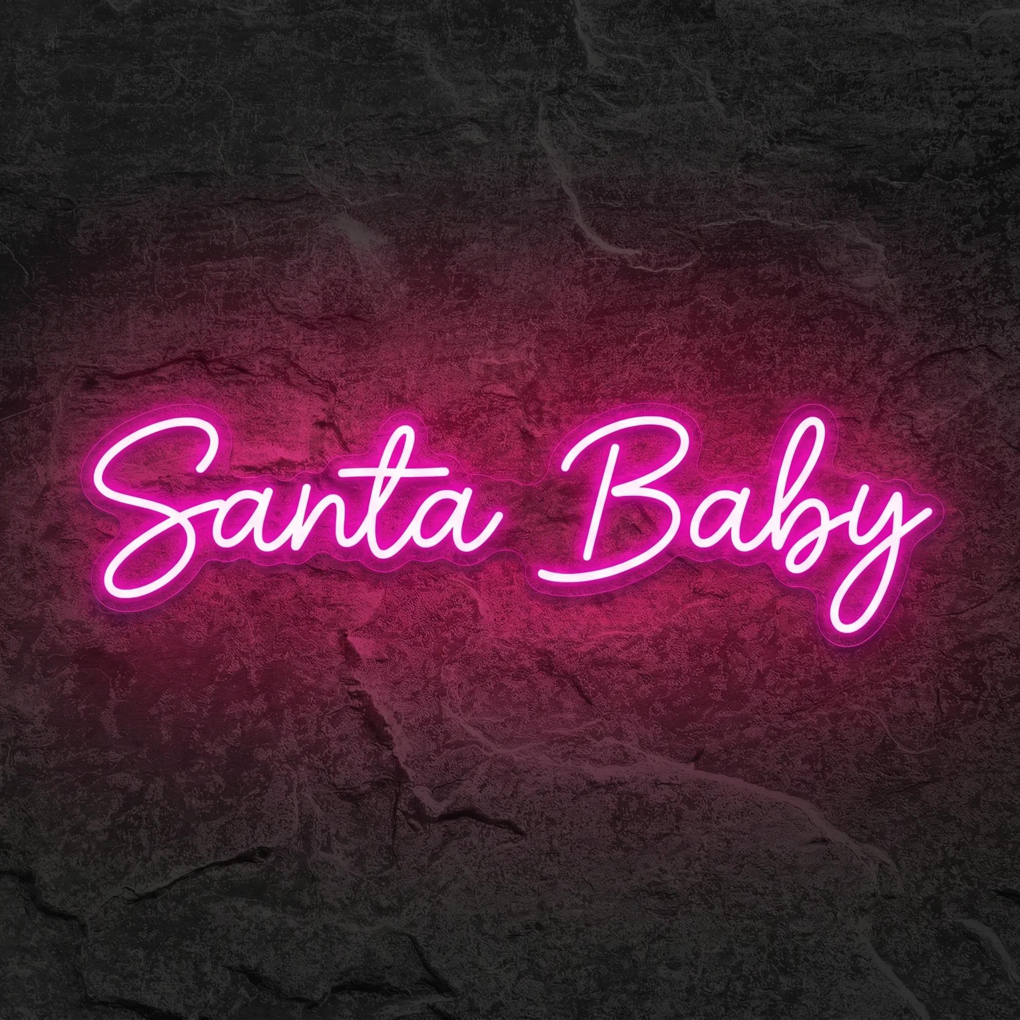 Néon Santa Baby - Néon personnalisé NeonStar