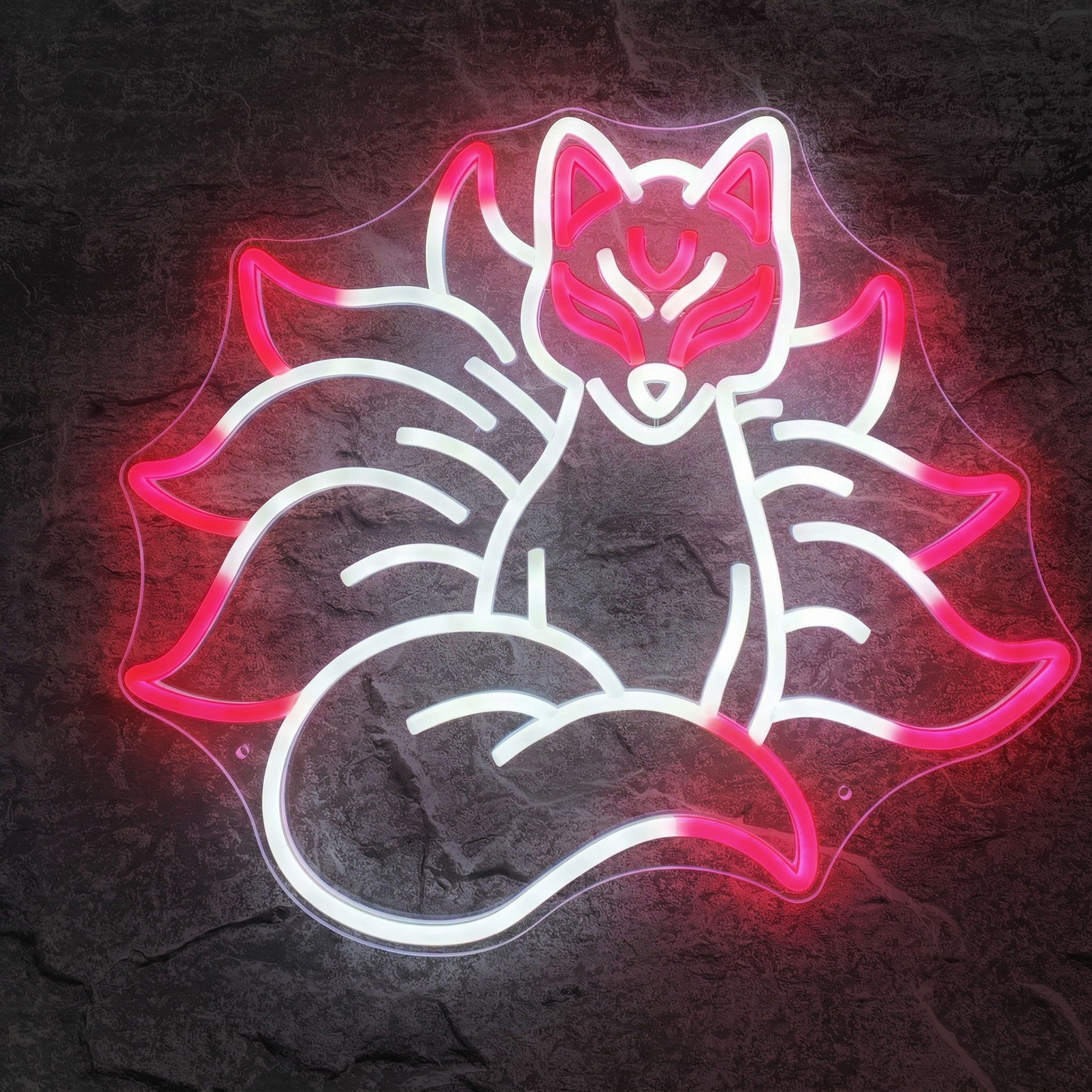 Néon Renard Kitsune - Néon personnalisé NeonStar
