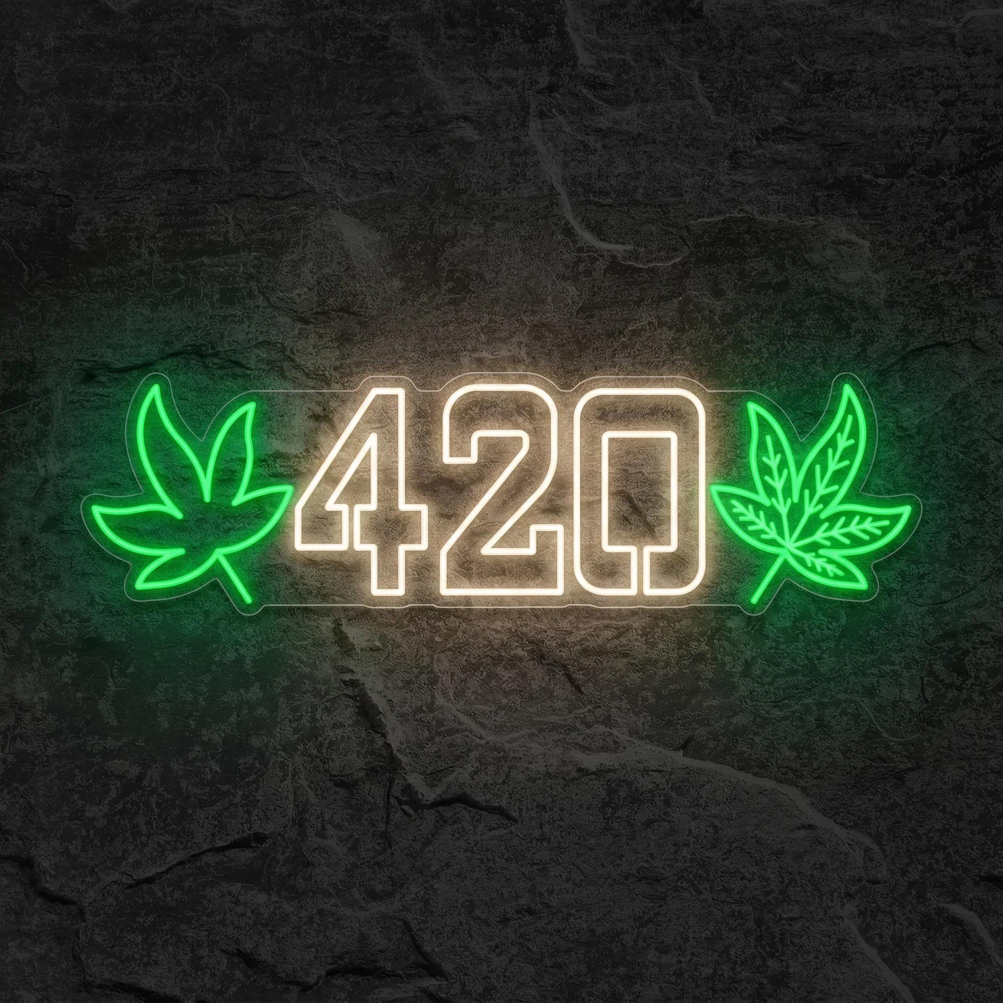 Néon 420 Cannabis - Néon personnalisé NeonStar