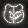 Miniature Néon Monokuma - Néon personnalisé