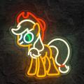 Miniature Néon Applejack Mon Petit Poney - Néon personnalisé