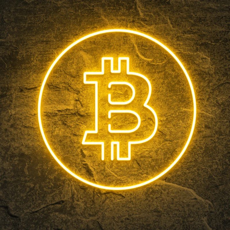 Néon Bitcoin Orange - Néon personnalisé NeonStar