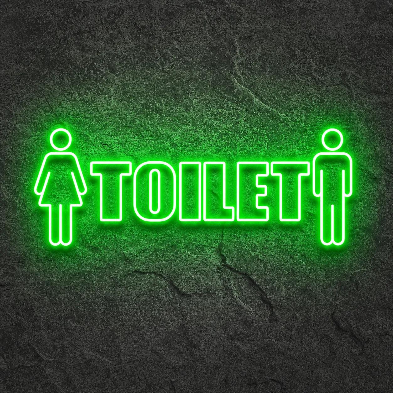 Néon Toilettes Homme Femme - Néon personnalisé NeonStar