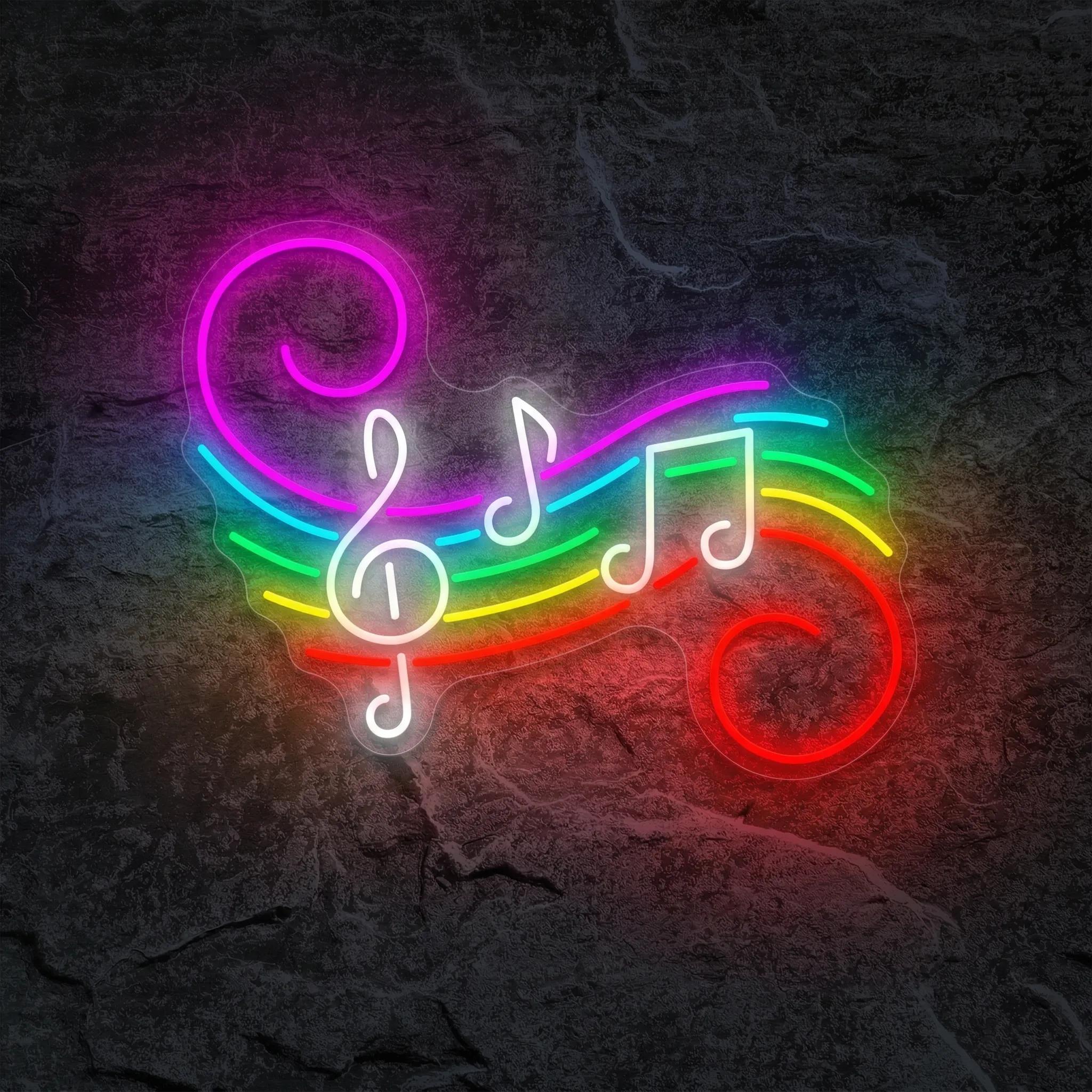 Néon Notes de musique - Néon personnalisé NeonStar