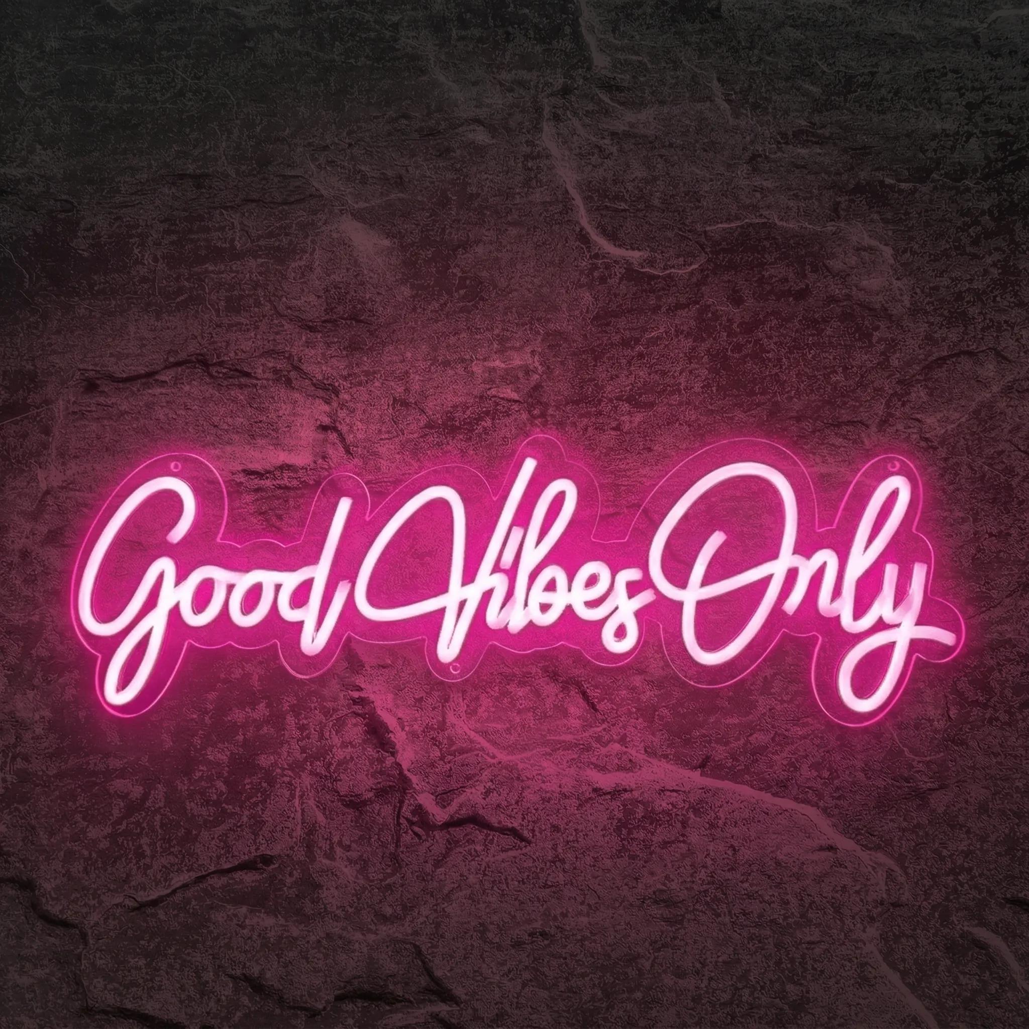 Néon Good Vibes Only - Néon personnalisé NeonStar
