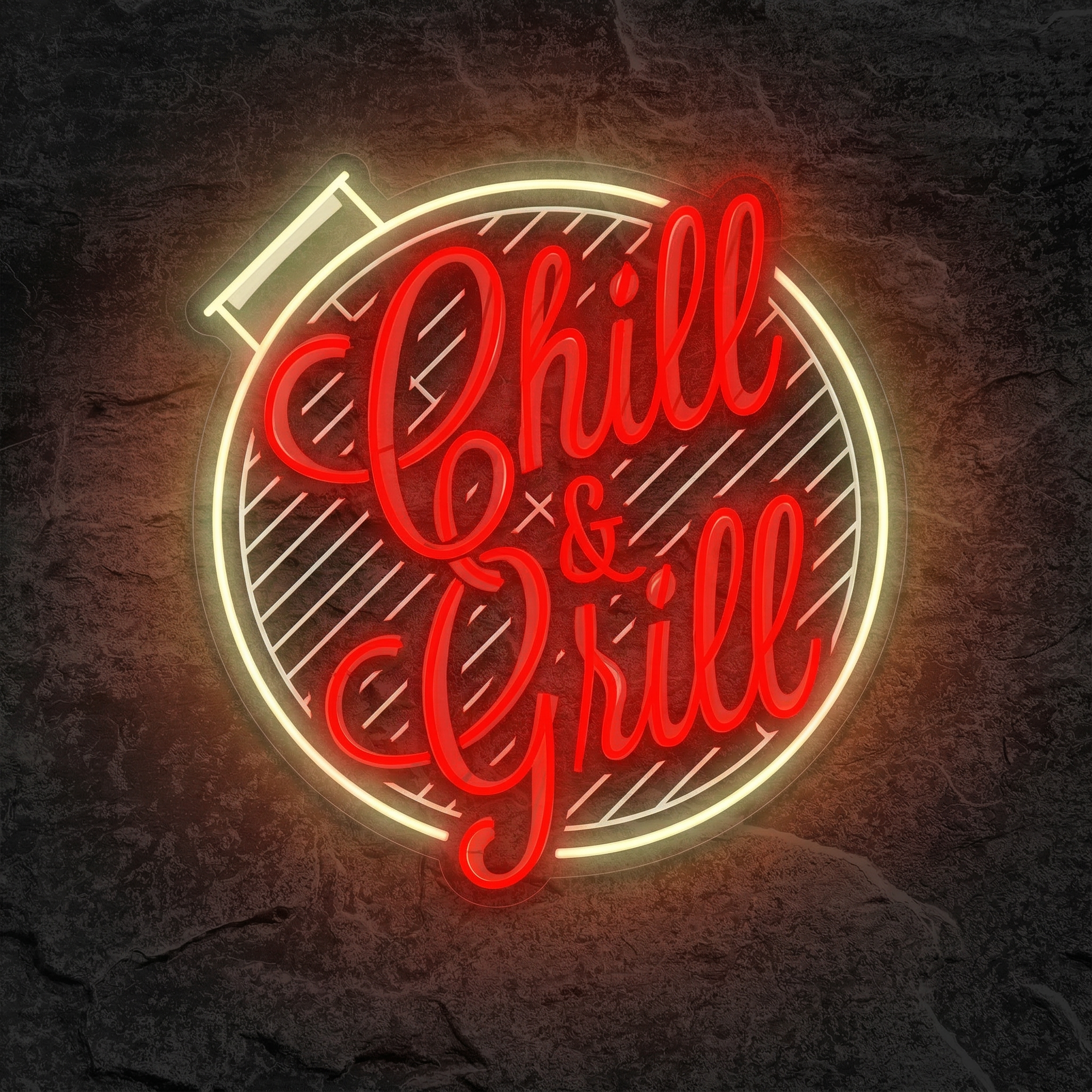 Néon Chill And Grill - Néon personnalisé NeonStar