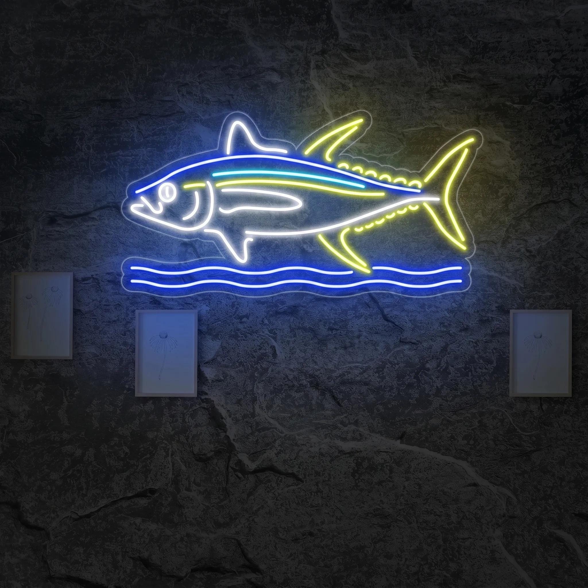 Néon Gros Poisson - Néon personnalisé NeonStar