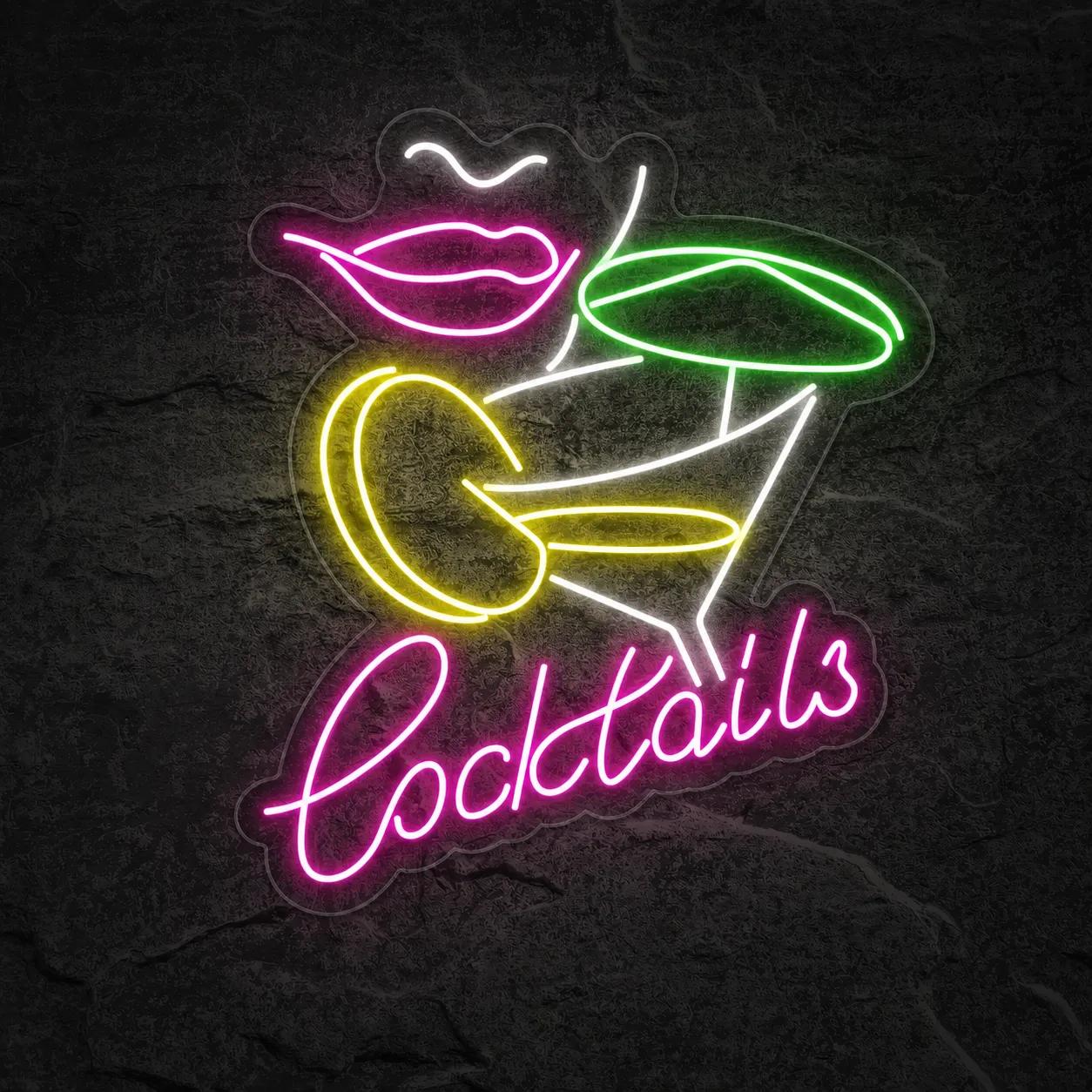 Néon Gin Tonic Cocktail Bar - Néon personnalisé NeonStar