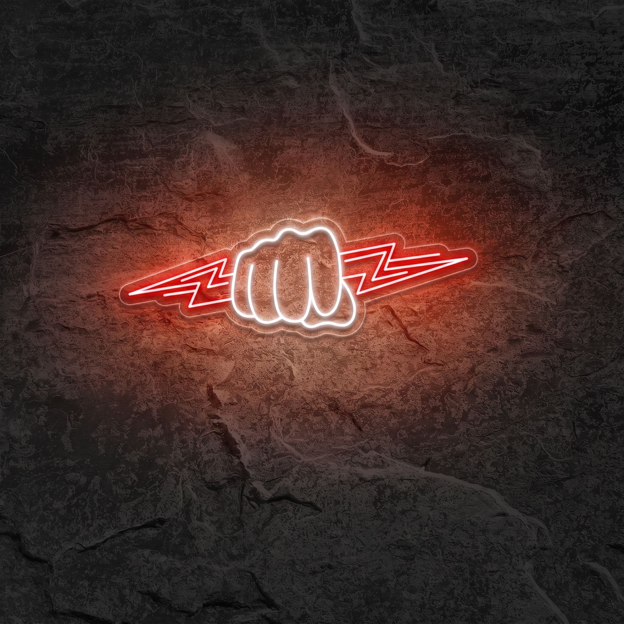 Néon Fist Lightning - Néon personnalisé NeonStar