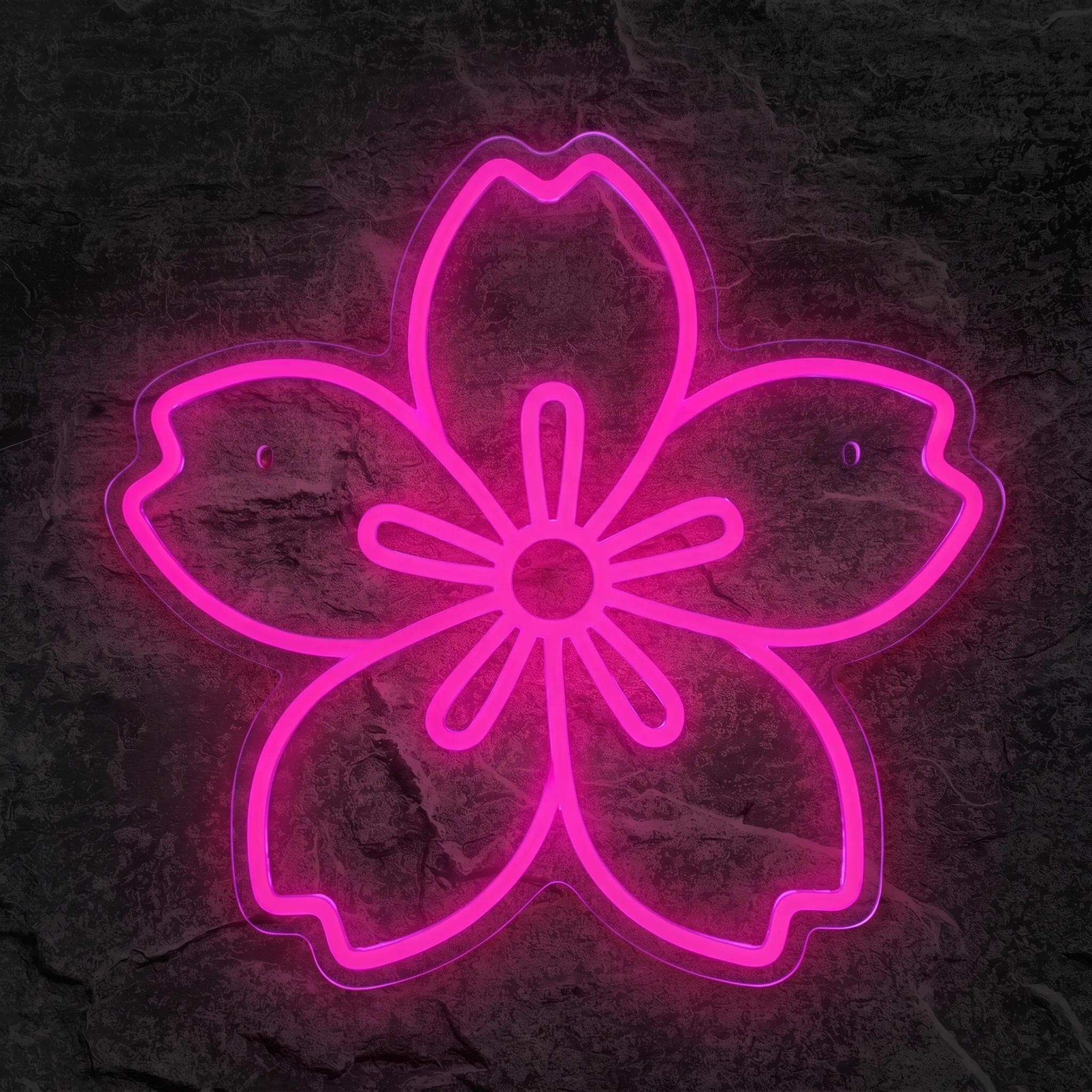 Néon Fleur Sakura - Néon personnalisé NeonStar