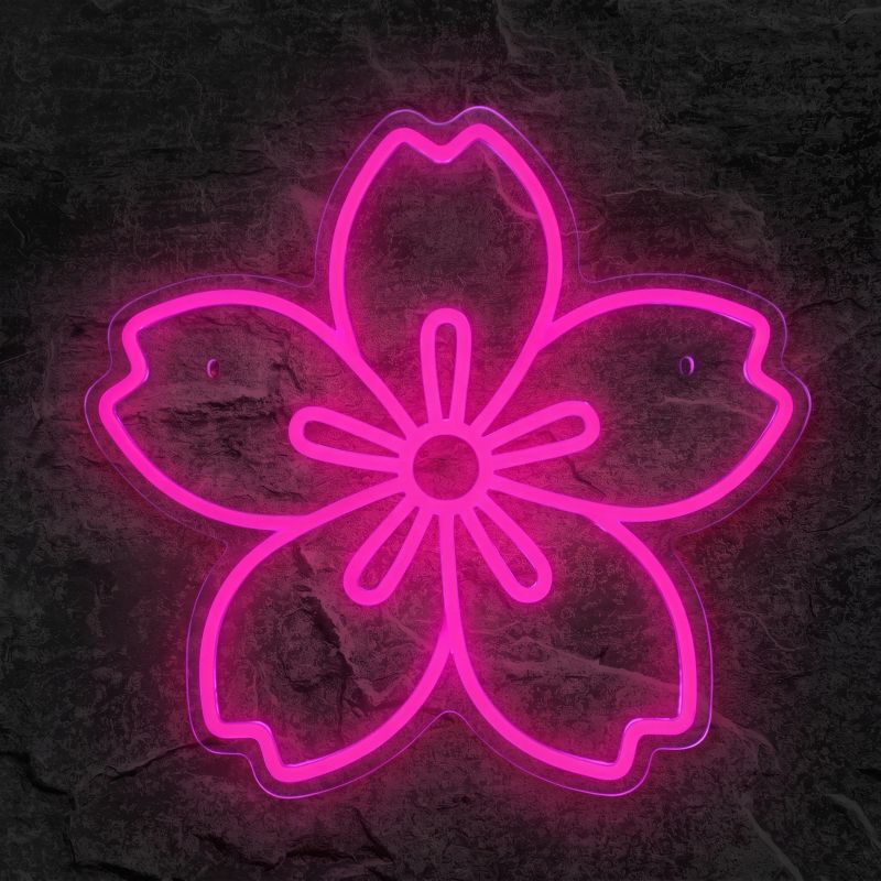 Néon Fleur Sakura - Néon personnalisé NeonStar