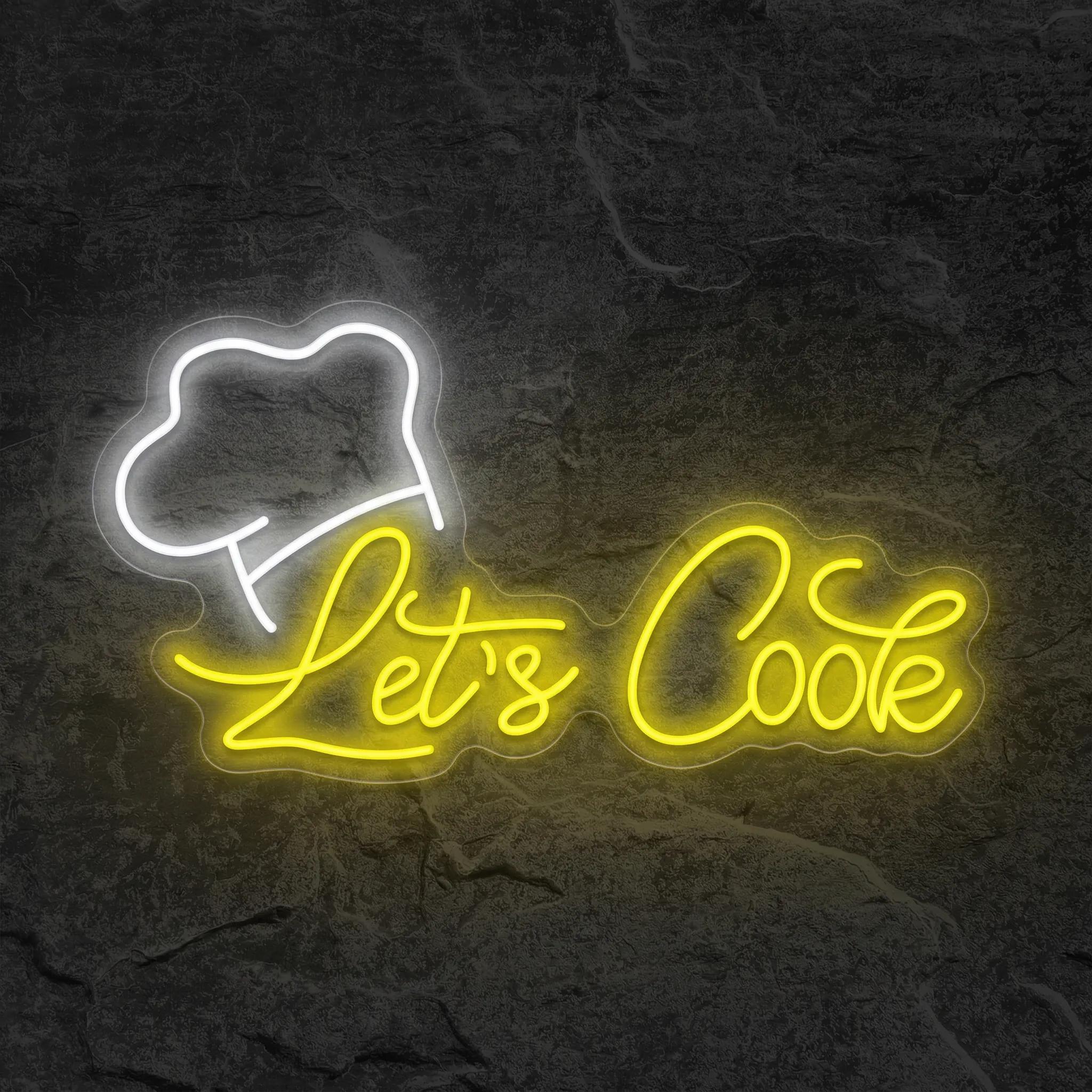 Néon Let's Cook - Néon personnalisé NeonStar