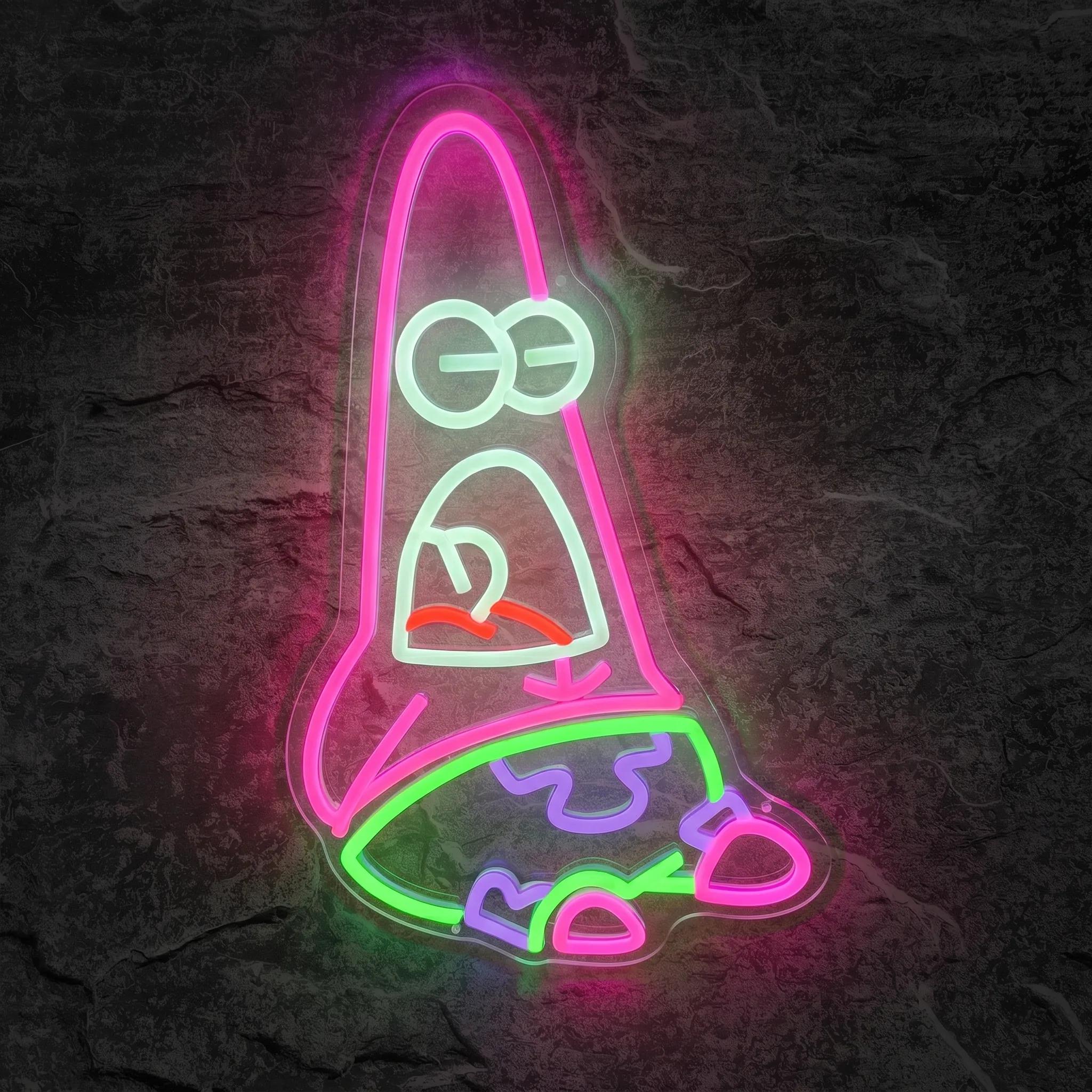 Néon Patrick Bob l'éponge - Néon personnalisé NeonStar