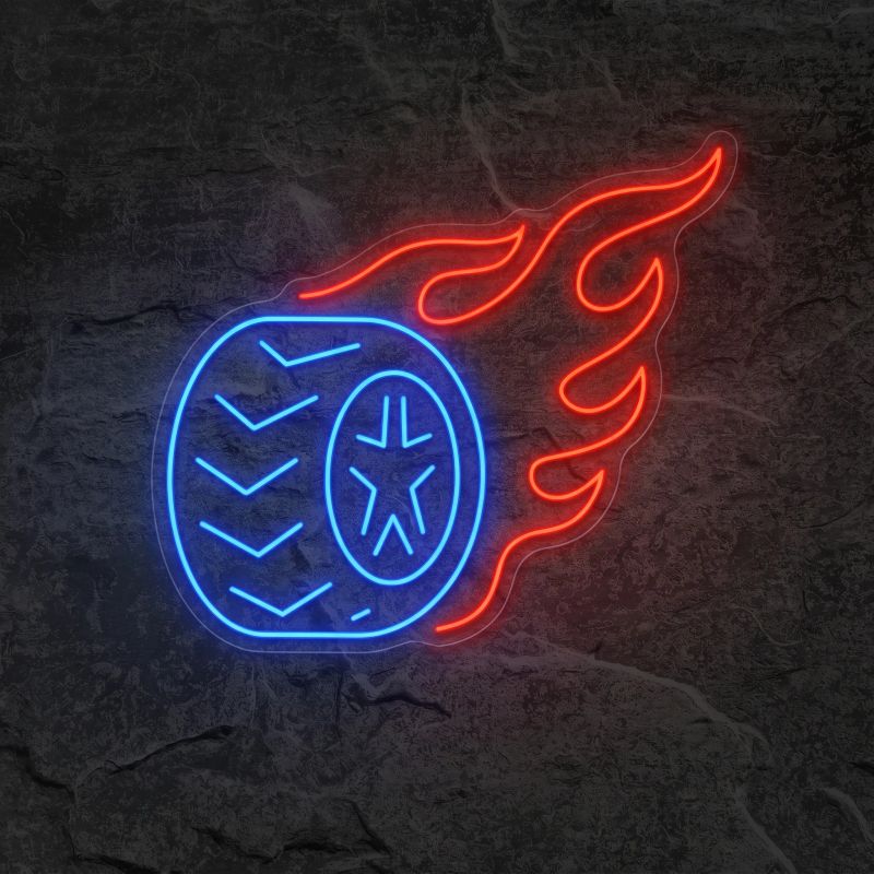 Néon Flamme de pneu - Néon personnalisé NeonStar