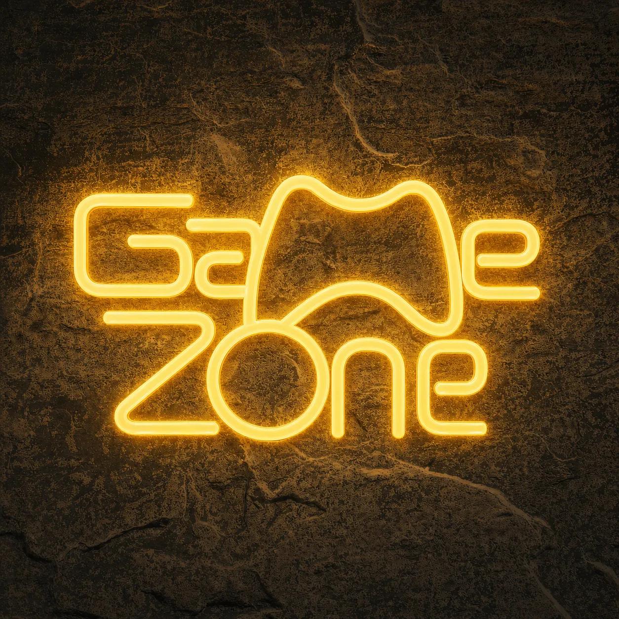 Néon Game Zone Manette - Néon personnalisé NeonStar