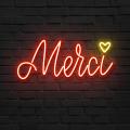 Miniature Néon Merci - Néon personnalisé