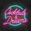 Miniature Néon Cocktail and Dreams - Néon personnalisé