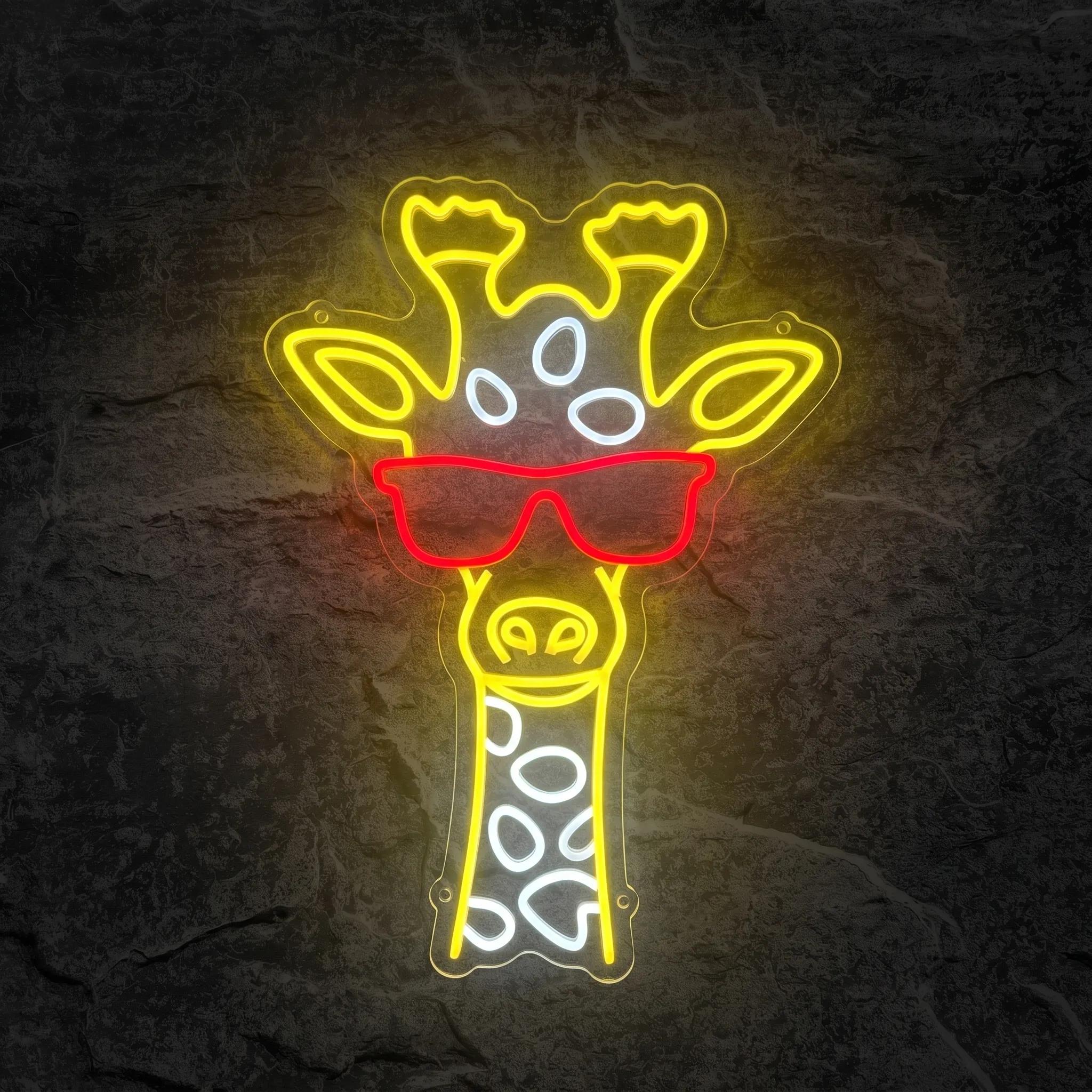 Néon Girafe - Néon personnalisé NeonStar